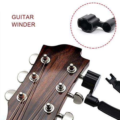 Techson Guitar String Winder 2 Pack, 3 in 1 String Winder