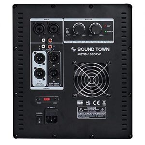 Sound Town METIS Series, 1800 Watts, 15” Powered Subwoofer - Image 3