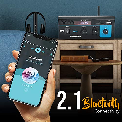 Home Audio Power Amplifier System, Mini Dual Channel