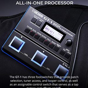 BOSS GT-1 Guitar Multi-Effects Processor Bundle - Image 4
