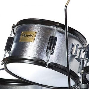 Mendini by Cecilio 16" 5-Piece Junior Drum Set for Kids – Complete Kit with Throne, Cymbals, Pedal & Drumsticks - Image 6