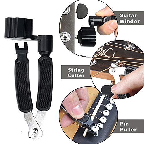 Professional Guitar String Winder Cutter Bridge Pin Puller