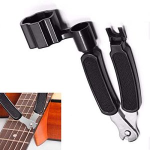 Guitar String Winder Cutter Guitar string Peg Winder Professional Guitar Bridge Pin Puller Fits Acoustic Guitar, Electric Guitar, Bass, Banjos, Mandolins, and More