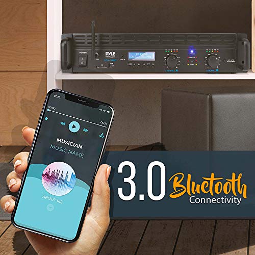 Professional Audio Bluetooth Power Amplifier - 2-Channel