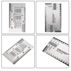15 Pieces Guitar Luthier Tools Set, Including Guitar Radius Gauge - Image 5