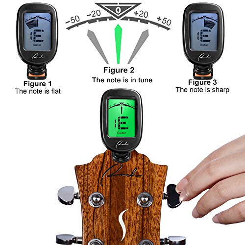 Ranch Tuner Professional Clip On for Acoustic/Electric Guitar