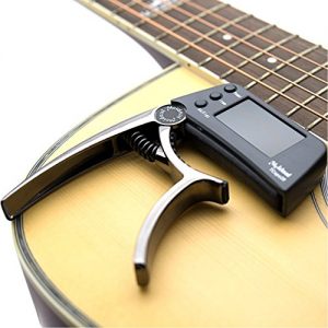 Guitar Tuner Capo, 2 in 1 Electric Guitar Capo Tuner with LCD Screen - Image 7