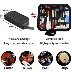 50 Pcs Guitar Tool Repair Setup Kit, Maintenance String Winder Accessories - Image 2