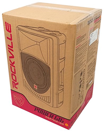 8-Inch Powered DJ PA Speaker System - Unleash 400 Watts of Dynamic Sound for Your Event!