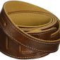 Perri’s Leathers LTD Guitar Strap, 2” Wide Deluxe Italian Leather, Super Soft Suede Backing, Adjustable Length, (BM2-6554) Chestnut, Made in Canada