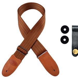 Guitar Strap with Suede Leather Ends for Electric Guitar - Image 9