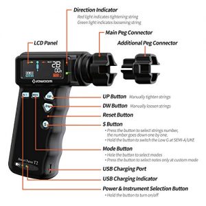 JOWOOM T2 Smart Automatic Guitar and Ukulele Tuner - Image 5