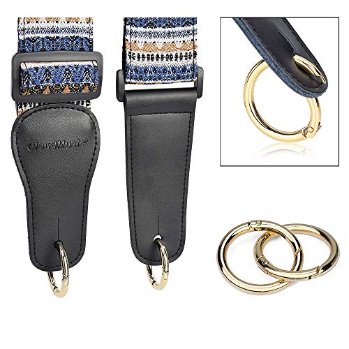 Banjo Playing Experience with our Blue and White Striped Jacquard Woven Banjo Strap