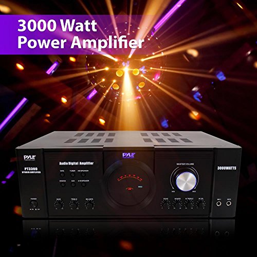 Pyle 3000 Watt Premium Home Audio Power Amplifier