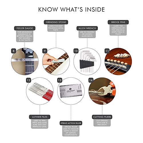 Complete Guitar Accessories Repair and Maintenance Kit