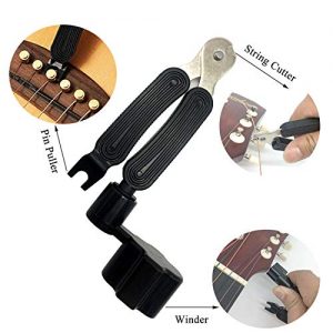 Guitar String Cutter, Winder, Pin Puller Clippers, Bridge Pin Peg Puller - Image 2