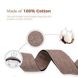 Guitar Strap 100% Soft Cotton Genuine Leather Ends Strap - Image 5
