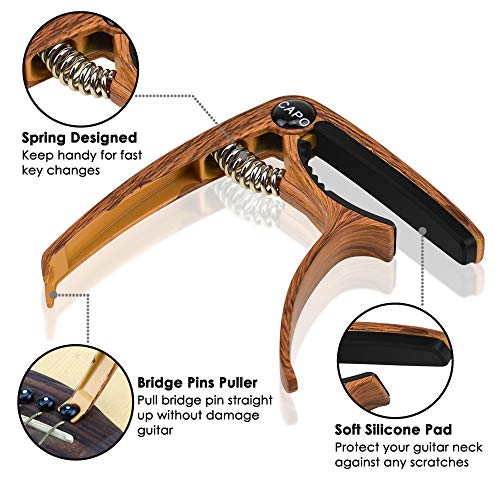 Guitar Capo for Acoustic and Classical Guitar 6/12 String