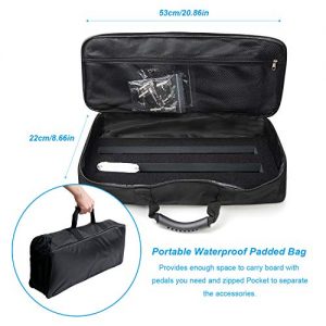 Pedal Board, Small Lightweight Portable Aluminum Alloy Mini Guitar Pedalboard - Image 7