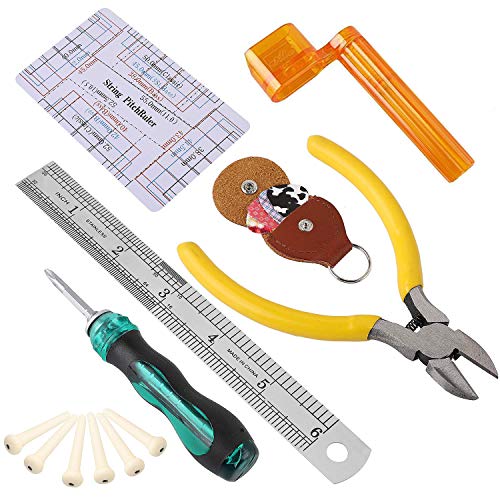 Medeer 26PCS Guitar Repair Tool Kit Wire Plier,String Organizer