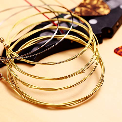 3 Sets Acoustic Guitar Strings Replacement Steel Guitar Strings