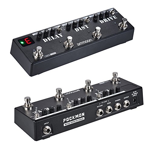 ammoon Guitar Effect Pedal POCKMON Multi-Effects Pedal Strip