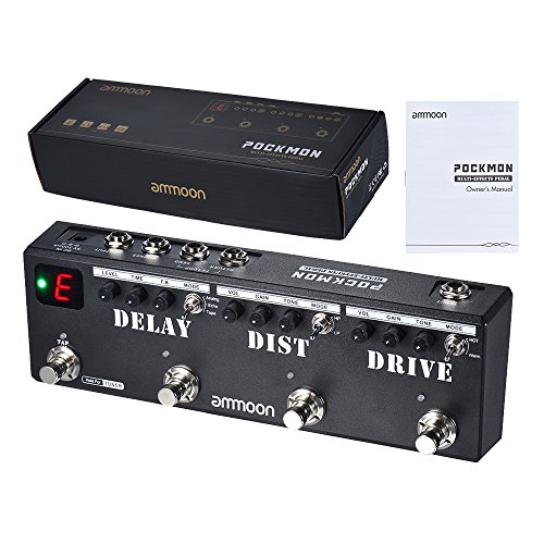 ammoon Guitar Effect Pedal POCKMON Multi-Effects Pedal Strip