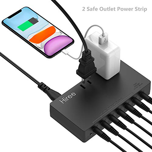 Hiree Guitar Pedal Power Supply 7 DC Output for 9V Effect Pedal Board
