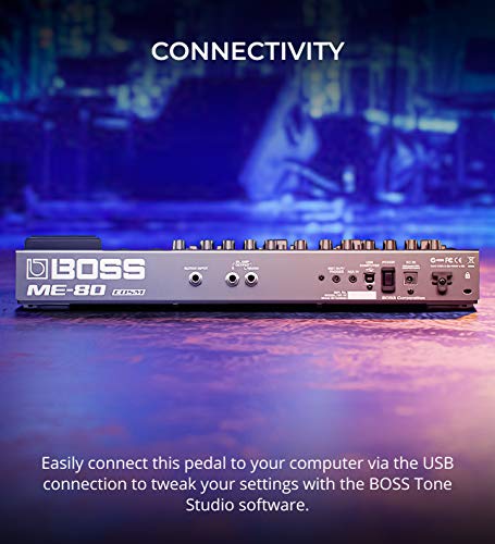 BOSS ME-80 Multi-Effects Pedal for Acoustic and Electric Guitars