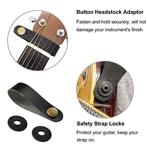 Guitar Strap 100% Soft Cotton with Neck Strap Button