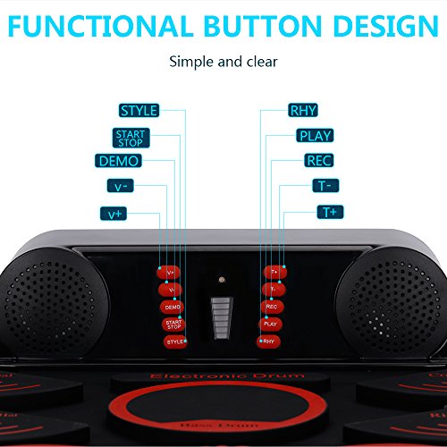 Roll-Up Drum Kit Portable Electronic Drum Set