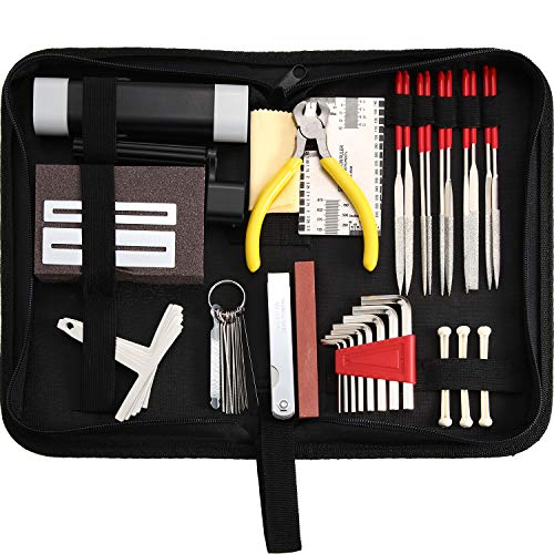 42 Pieces Complete Guitar Repairing Maintenance Tool Kit