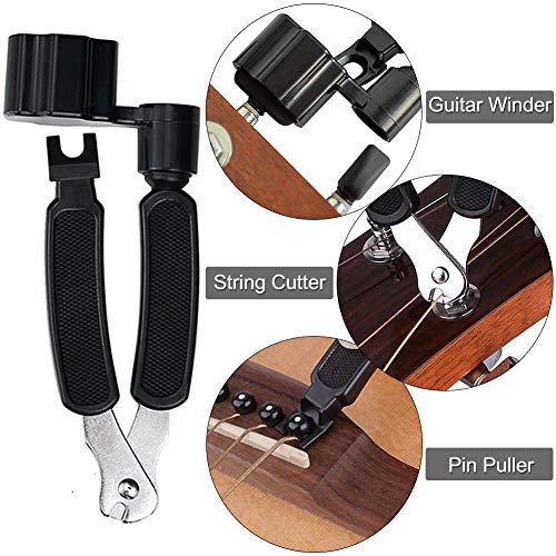 Guitar String Winder Cutter and Bridge Pin Puller