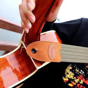 Guitar Strap with Suede Leather Ends for Electric Guitar - Image 5