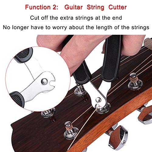 3Pack Guitar String Winder, Cutter, and Pin Puller - Essential Multifunctional Guitar Repair Tool Set for Strings, Banjos, Basses, and Mandolins