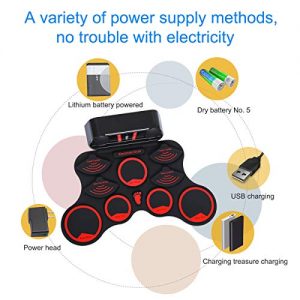 Electronic Drum Set, JEVDES Roll Up Drum Set for Kids - Image 6