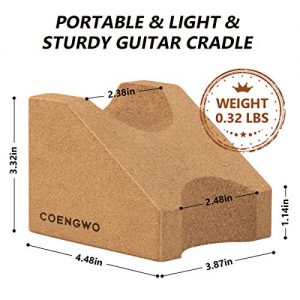 COENGWO Guitar Neck Rest, Guitar Stand Cork - Image 7