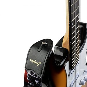 Dulphee Guitar Strap Skull Design Cool Polyester Shoulder Strap for Bass - Image 7