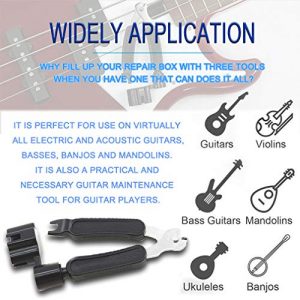 Guitar String Winder Cutter Bridge Pin Puller, Multifunctional  - Image 7