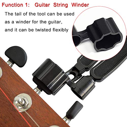 3Pack Guitar String Winder, Cutter, and Pin Puller - Essential Multifunctional Guitar Repair Tool Set for Strings, Banjos, Basses, and Mandolins