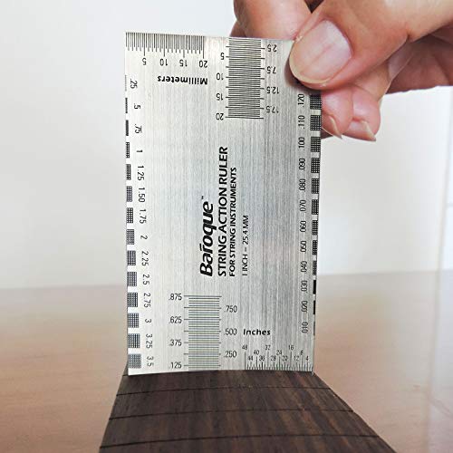 Baroque Stringed Instrument Action, Ruler Gauge Luthier Measuring Tool