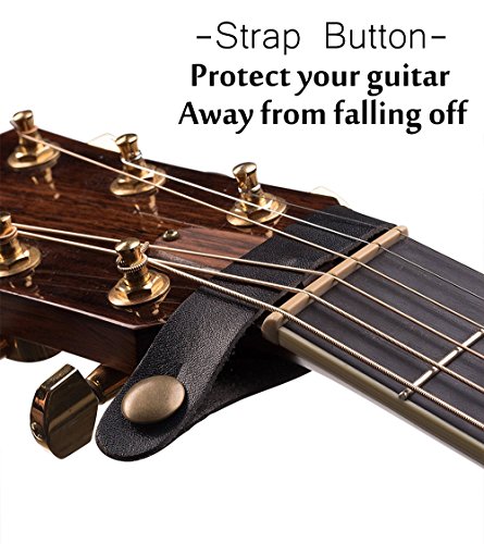 Guitar Strap with Suede Leather Ends for Electric Guitar