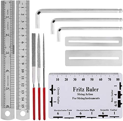 TIMESETL 26 Pcs Guitar Repairing Tool Kit with Wire Plier