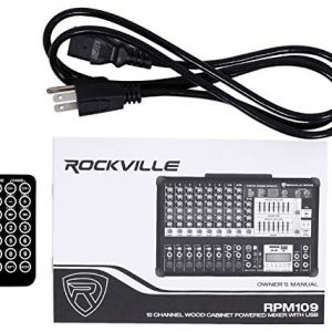 Rockville 12 Channel 4800w Powered Mixer - Image 4