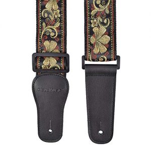 CLOUDMUSIC Guitar Strap Jacquard Weave Strap With Leather - Image 5
