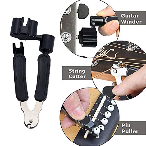 Youjoy Guitar String Winder 3 In 1 Multifunctional Guitar Repair Tool