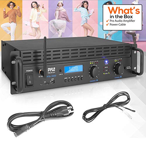 Professional Audio Bluetooth Power Amplifier - 2-Channel