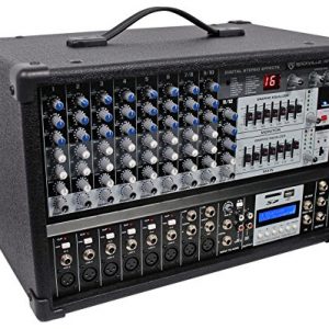 Rockville 12 Channel 4800w Powered Mixer - Image 8