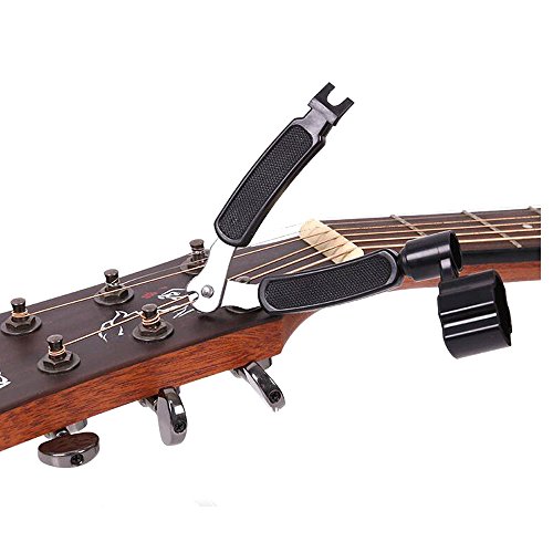 CLOUDMUSIC 3 In 1 Bridge Pin Puller String Cutter String