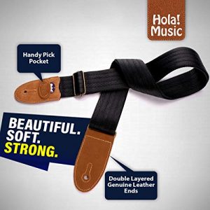 Guitar Strap for Acoustic, Electric and Bass Guitars - Image 4